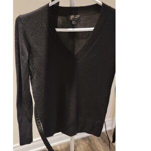 J.crew Cashemere V neck sweater (Black)